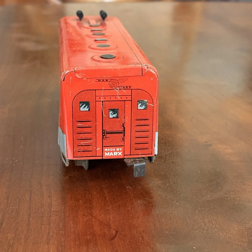 Vintage Marx O Gauge Southern Pacific 6000 Tin Litho Diesel Locomotive A-B Set